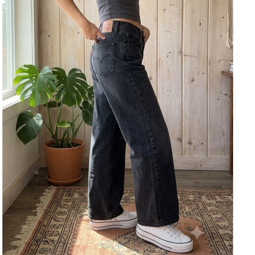 Levi's '94 Baggy Wide Leg Jeans Faded Black 24